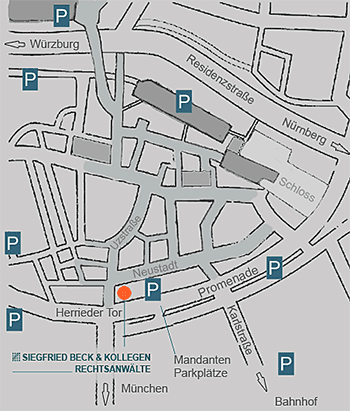 Rechtsanwaltskanzlei Siegfried Beck & Kollegen in Ansbach - Mittelfranken 